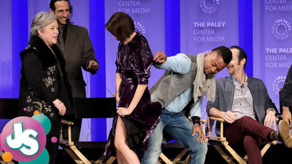 CREEP ALERT! Cuba Gooding Jr. Lifts Sarah Paulson’s Skirt, Internet Goes Crazy