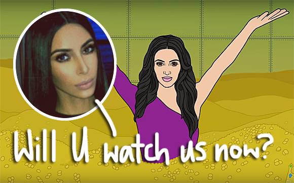 Kris Jenner wants to turn The Kardashians into a Cartoon Series — But we did it first! Watch!