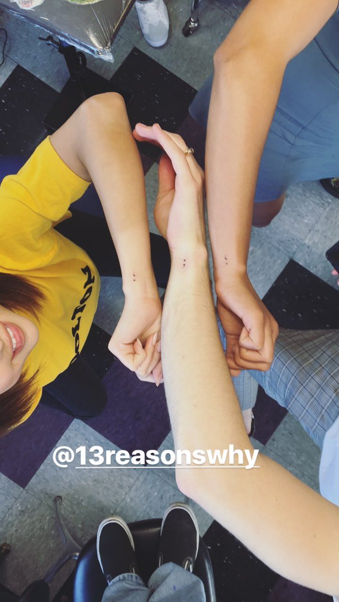 Selena Gomez gets Tattoo’s with the Cast of Her Hit Netflix Show ’13 Reasons Why’
