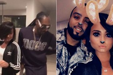 No tears; Demi Lovato parties with Snoop & French after her split