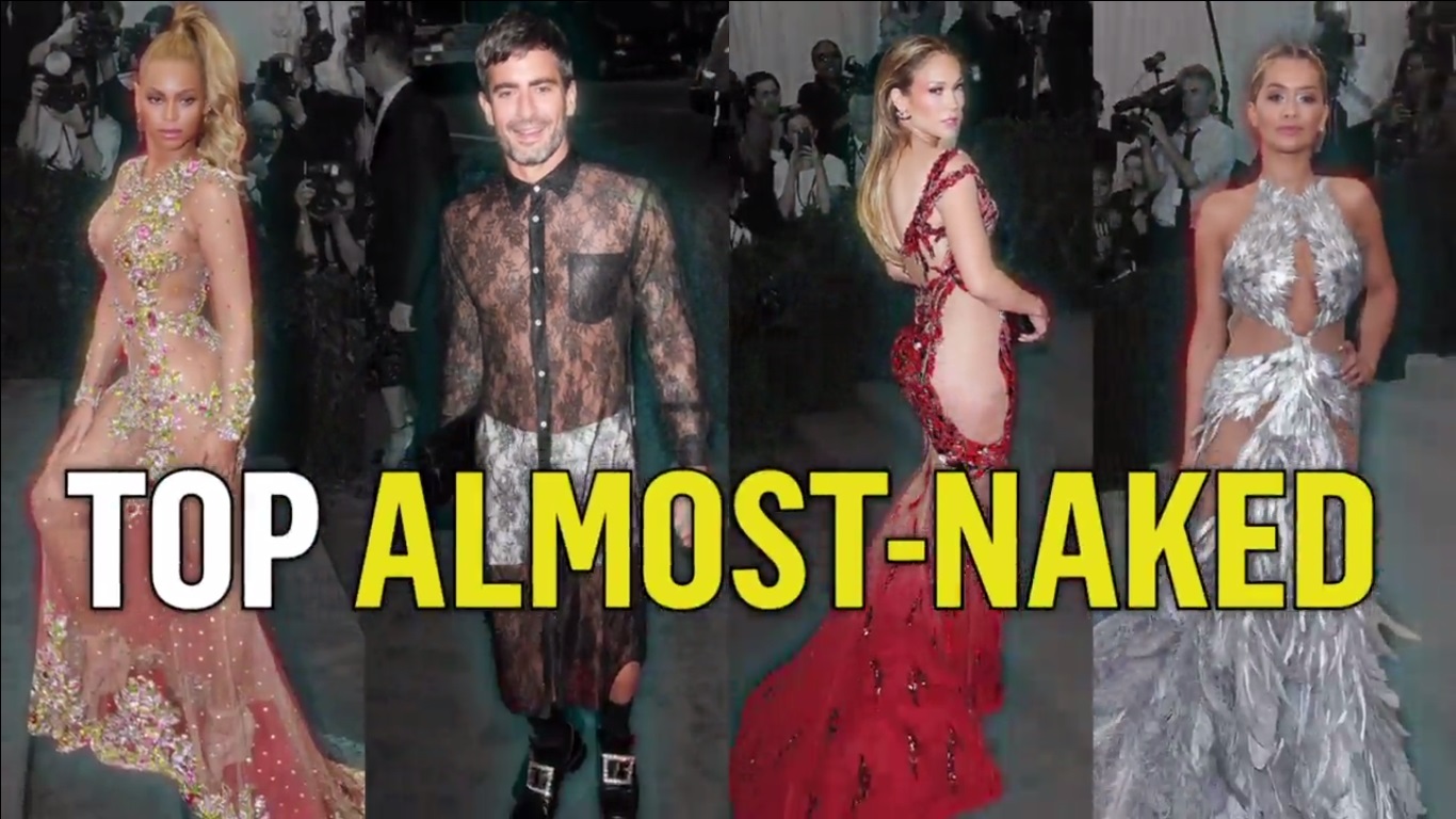 Top Nearly-Naked Met Gala Looks – Ranked
