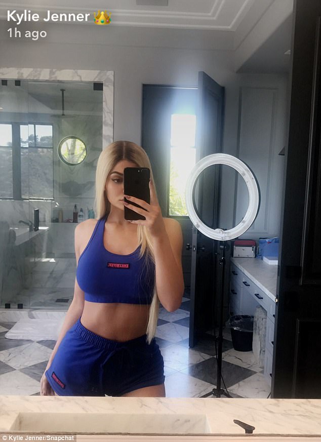 Kylie Jenner reveals her Bountiful bosom and Toned abs in 2 separate Skimpy Outfits