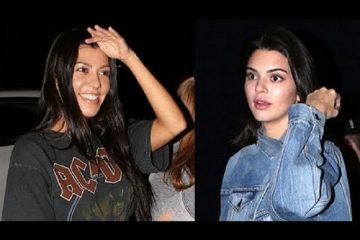Kourtney Kardashian And Kendall Jenner Attend Church With Justin Bieber