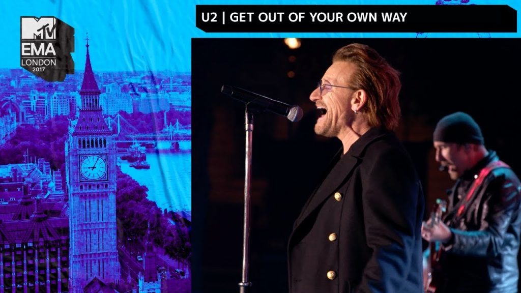 U2 Performs ‘Get Out of Your Own Way’ at the 2017 MTV EMAs