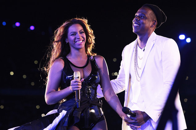 Beyonce and Jay-Z Do the Electric Slide
