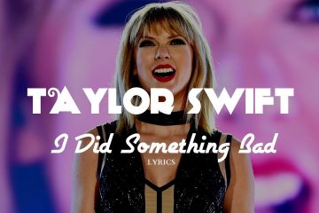 Taylor Swift – I Did Something Bad (Cover)