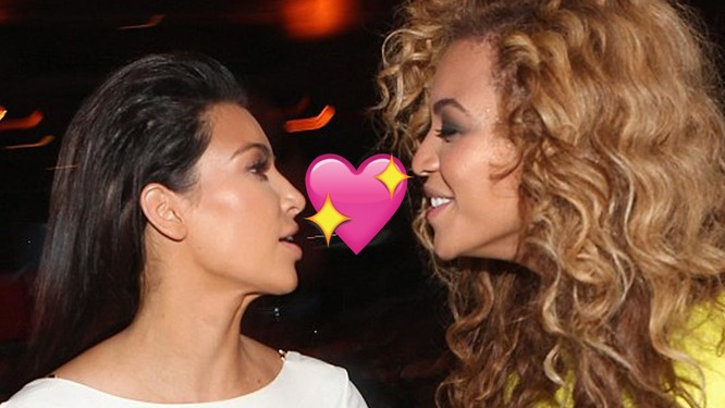 Kim Kardashian & Kanye West’s New Baby Helping to SQUASH Beef with Beyonce & Jay Z