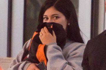 Kylie Jenner hides Bruise while Leaving Hotel with Travis Scott