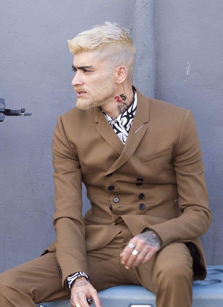 Zayn Malik Bleaches Hair and Beard Blond
