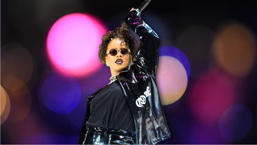 Rihanna Dances to Her Song “Pon de Replay”
