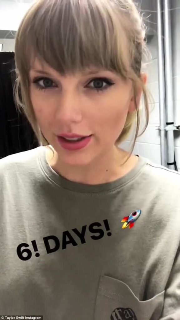 Taylor reveals how she rockets around the stage so ‘Swiftly’