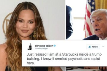Chrissy Teigen Trolls President Trump