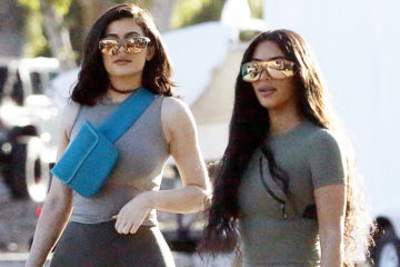 Kim Kardashian & Kylie Jenner are Twins in Spandex
