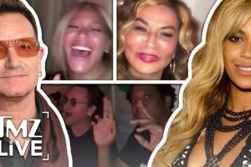 Beyonce & Jay-Z: Sing-along with Bono!
